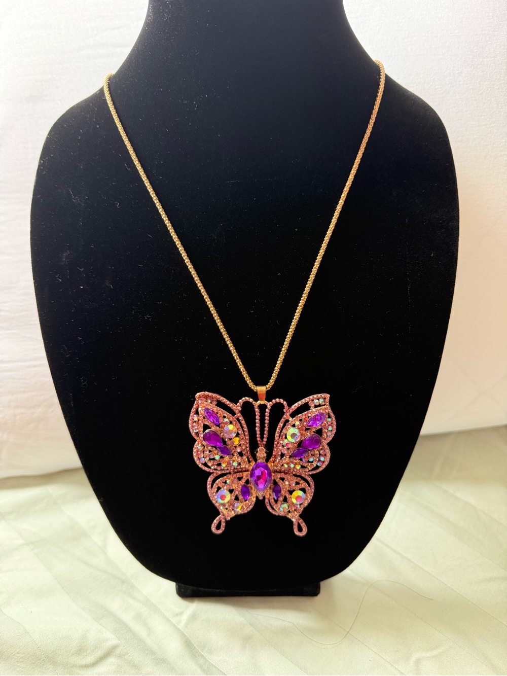 Betsey Johnson Butterfly Necklace